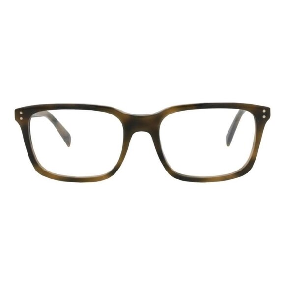 Celine Mens Square/Rectangle Havana Havana Transparent Fashion Designer Eyewear - Picture 2 of 4